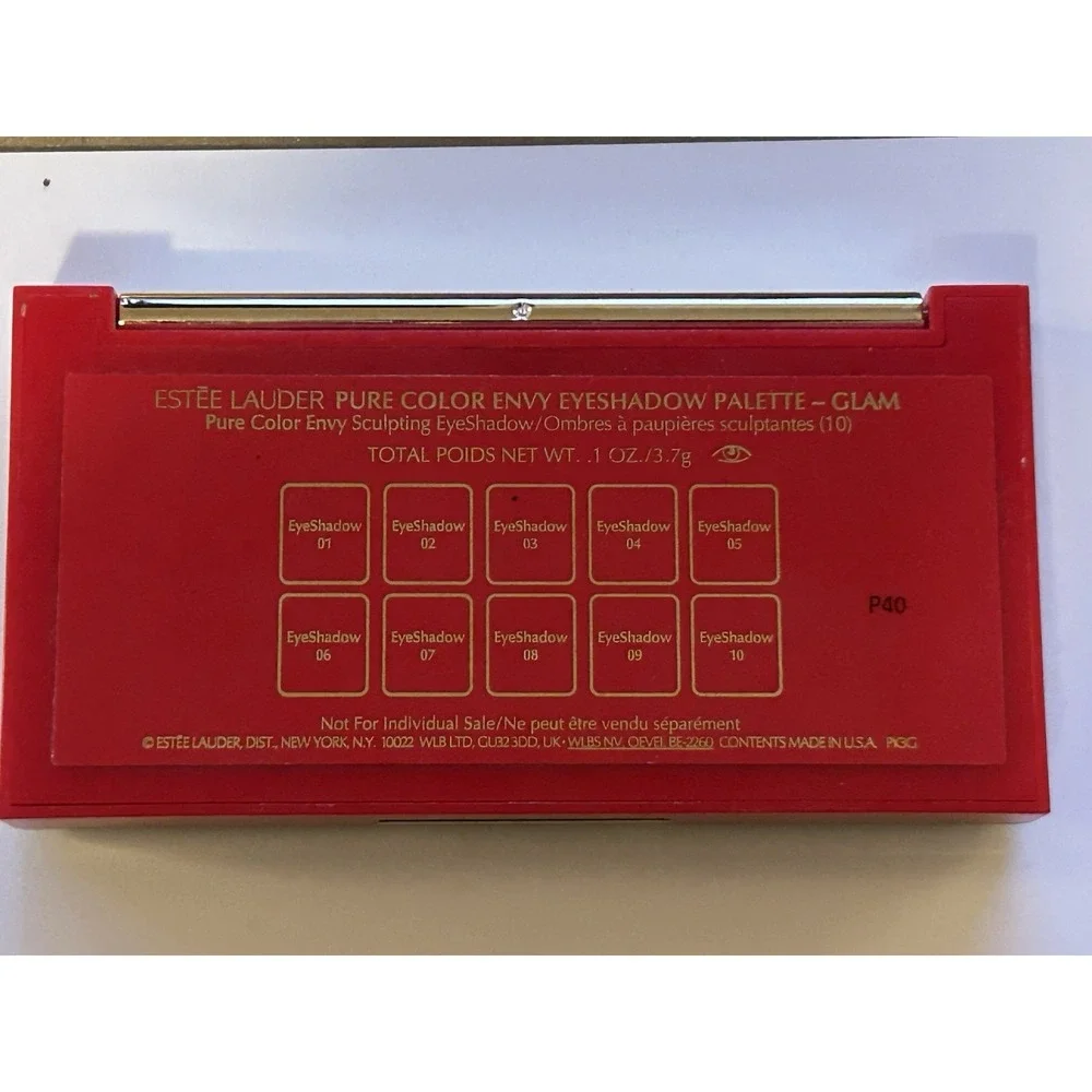 Estee Lauder - Pure Color Envy - Sculpting Eye Shadow Palette Glam (10) NEW